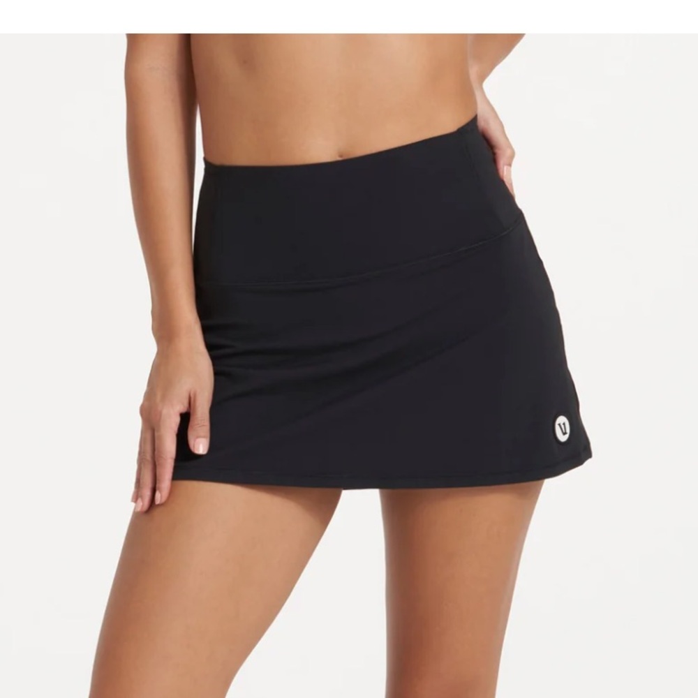 Vuori Black Mini Skirt